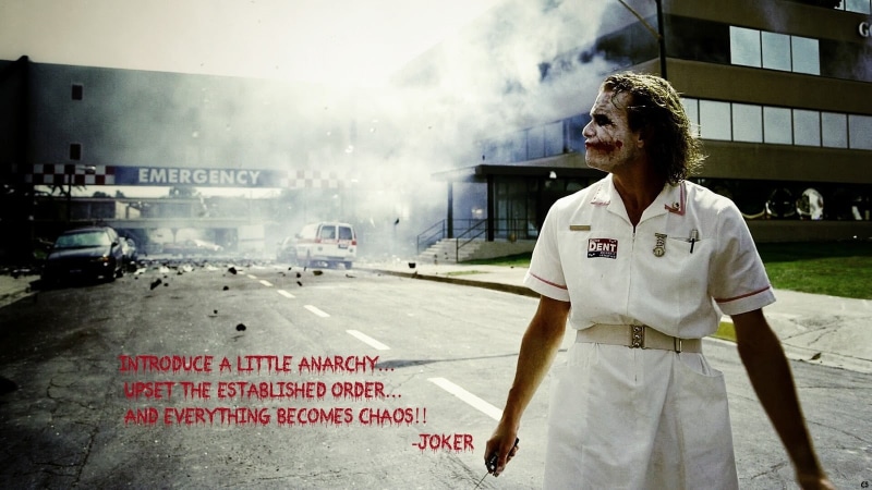 720P, occupation, sign, healthcare and medicine, Heath Ledger, day, dc, lab coat, western script, built structure, Joker, architecture, movies, three quarter length