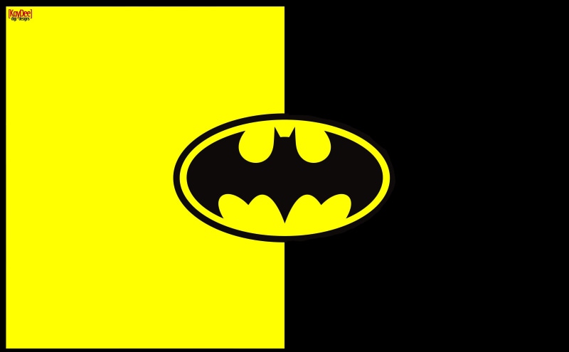 no people, costume, geometric shape, night, minimal, heath, 5K, black color, copy space, close-up, transfer print, logo, Cartoons, dark, batman, yellow