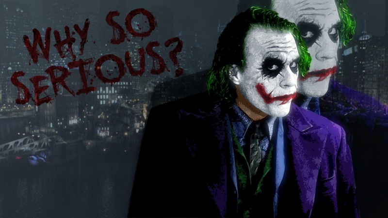 why So Serious, dark Knight, 1080P, joker