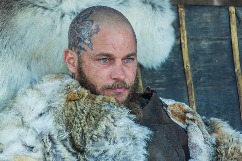 adult, headshot, warm clothing, face, looking, winter, mammal, mid adult men, Vikings, front view, contemplation, fur, facial hair, 1080P, beard, fimmel