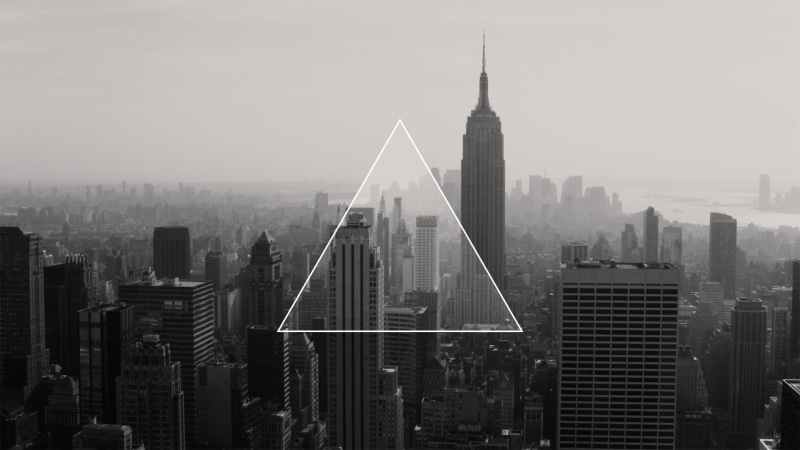 x, Black, Triangle, monochrome, hd, art, City, linux, 1920x1080 px, px, dark, technology, 1080P