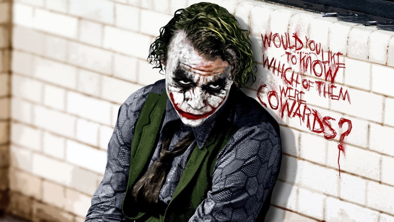 Batman, movies, 1080P, The Dark Knight, Heath Ledger, Joker