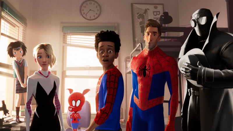 spiderman into the spider verse, 2K, movies, animated movies, hd, spiderman, 4k, 2018 movies