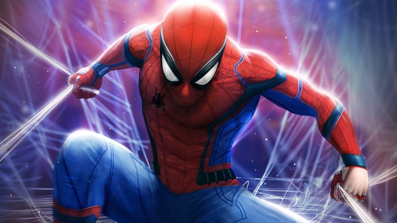 artstation, hd, digital art, 1080P, artist, spiderman, superheroes, artwork