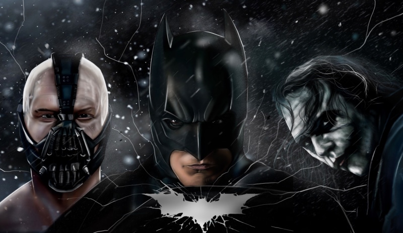 4k, hd, supervillain, art, 5K, joker, 5k, superheroes, batman, digital art, bane, artwork