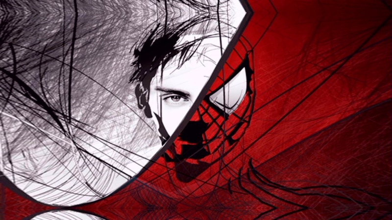 human eye, 1080P, one person, human face, watching, security, horror, looking, human body part, red, peeking, spooky, adult, spiderman background desktop