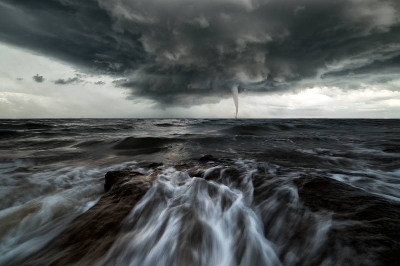moody Sky, cyclone, natural Disaster, sullen, thunderstorm, cloudscape, sky, power in nature, hurricane - Storm, danger, tsunami, motion, no People, power