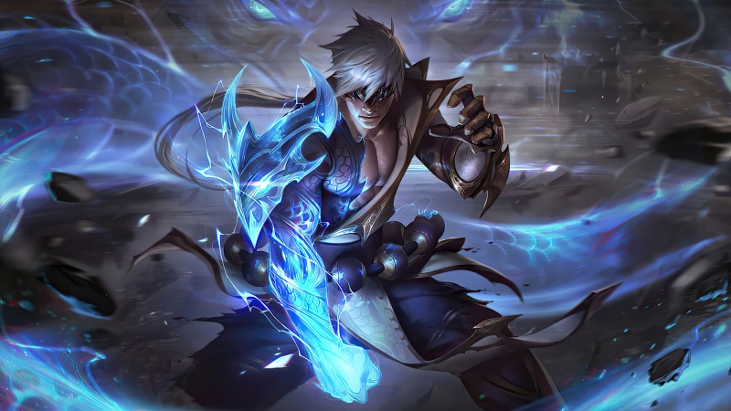League of Legends, dragon, Lee Sin, 4K, Riot Games, storm, Lee Sin (League of Legends)