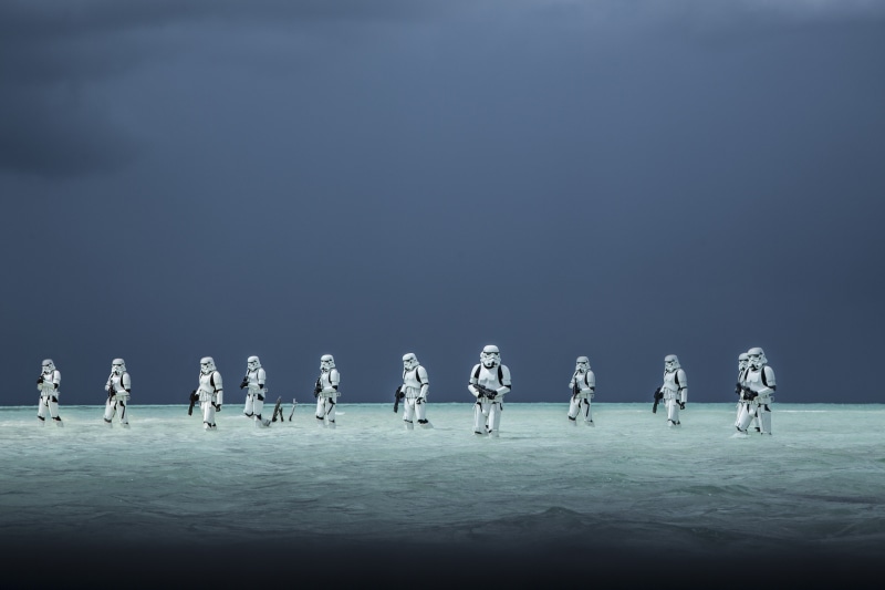 leisure activity, Rogue One: A Star Wars Story, teamwork, crowd, standing, art and craft, Storm Troopers, architecture, real people, Star Wars, digital
