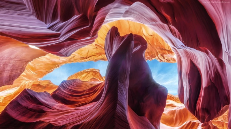 antelope canyon, 1080P, arizona, united states, rock formation, canyon