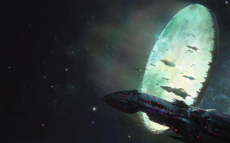 4K, Portal, the expanse, Stargate, Deep Space, spaceship, science fiction