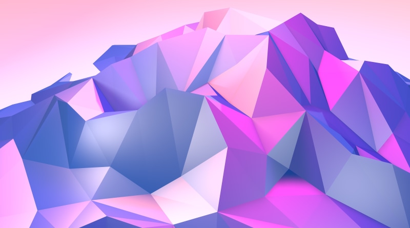 shape, digitalart, illustration, geometric shape, Artistic, Blue, polygons, LowPoly, studio shot, Violet, Modern, glass, 3DComputerGraphics, crystal, geometric