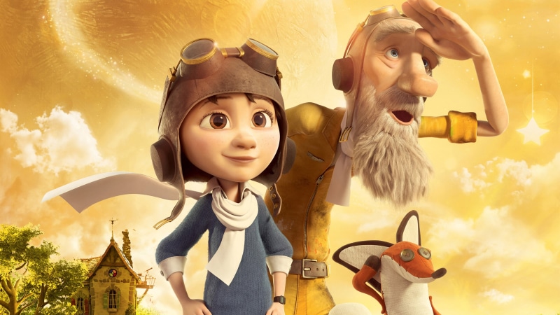 fantasy, brown, The Little Prince, cap, coat, man, 4K, aviator, beside