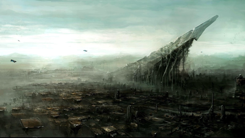 landscape, movie, scifi, spaceship, fantasy, future, building, 1080P, fi, 1920x1080, sci