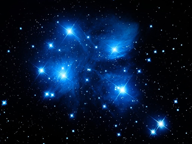 galaxy, planet, blue, 480P, universe, space, colorful, illustration, stars