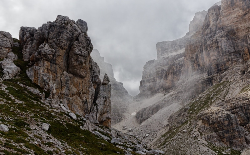 waterfall, alp, hiking, cloud - Sky, rock, river, journey, blue, rock - Object, tourism, travel, outdoors, famous Place, national Landmark, summer, valley