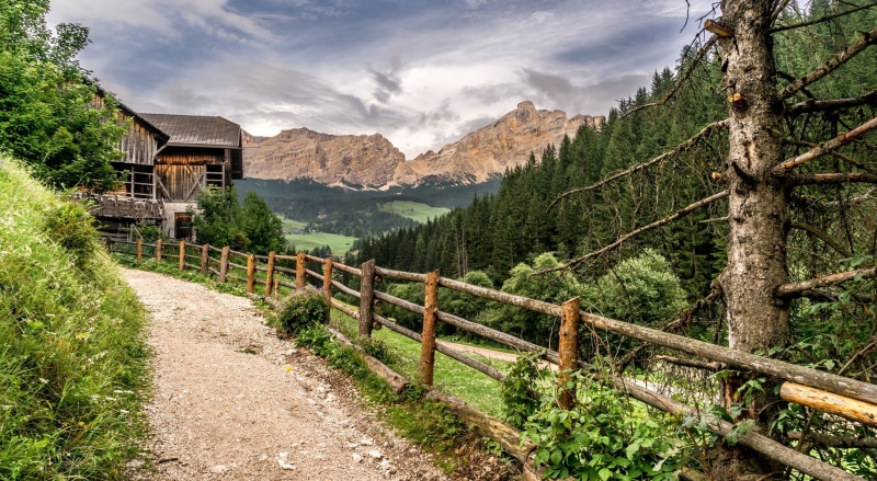 sky, environment, beauty in nature, Mountain, cloud - sky, scenics - nature, boundary, Cliff, land, Europe, Photography, dolomites, badia, pine tree, sassonger