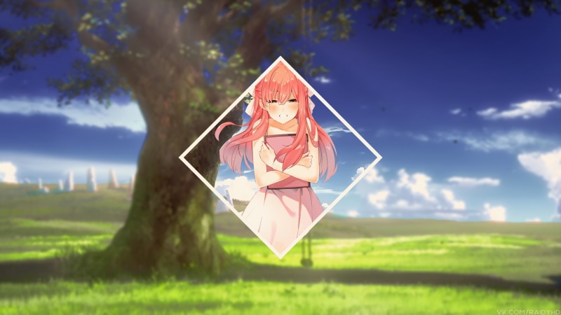 anime girls, Rin (Shelter), anime, shelter, picture-in-picture, 1080P, tablet, pink hair