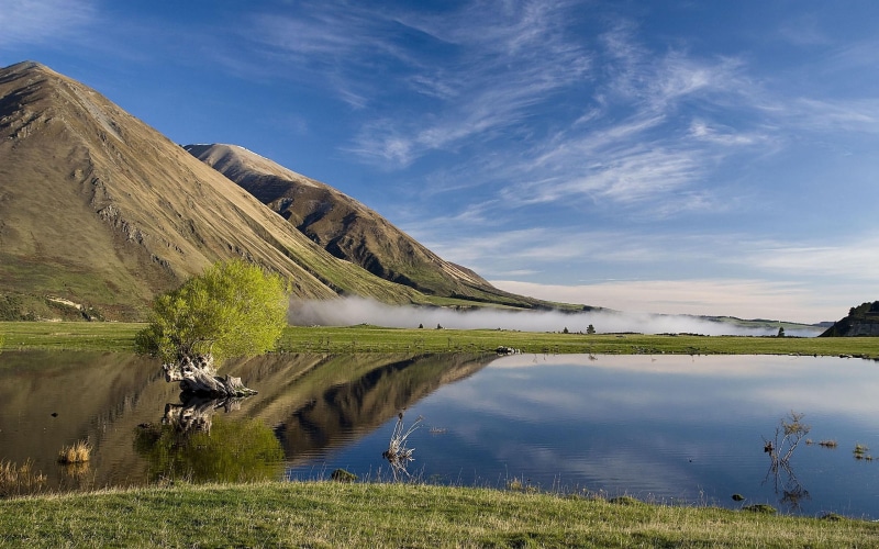 agua, arvores, lago, nature and landscapes, tranquilo, 2K, natureza