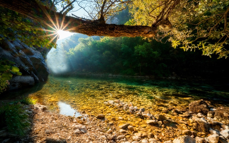 bosna, 4K, una, bihac, river, sunrise, hercegovina, photography, canyon, park, landscape, national, desktop