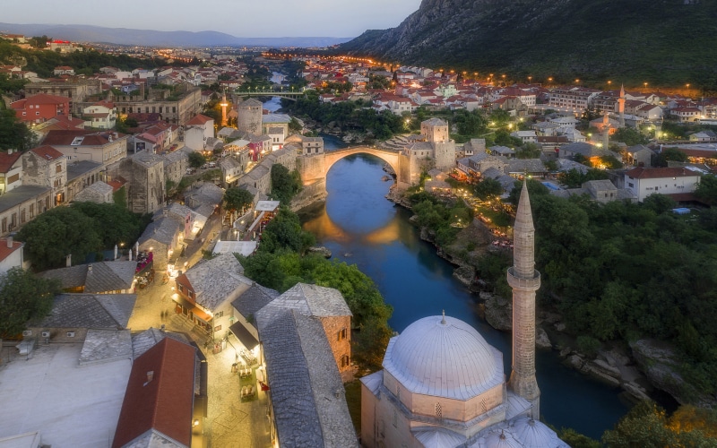 tablet, bridge, desktop, k, 4K, herzegovina, mostar, hd, mobile, pc, ultra, bosnia, old
