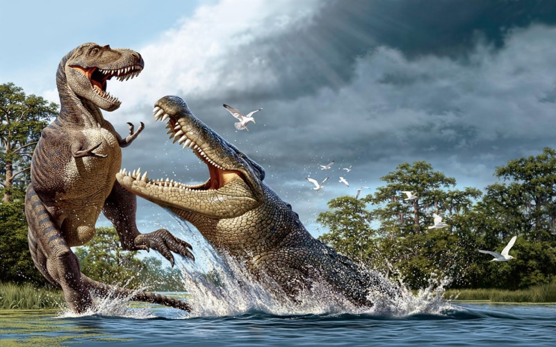 laptop, crocodile, evolution, phones, desktop, pre, 4K, mobile, years, million, animals, hd, ultra, dinosaurs,