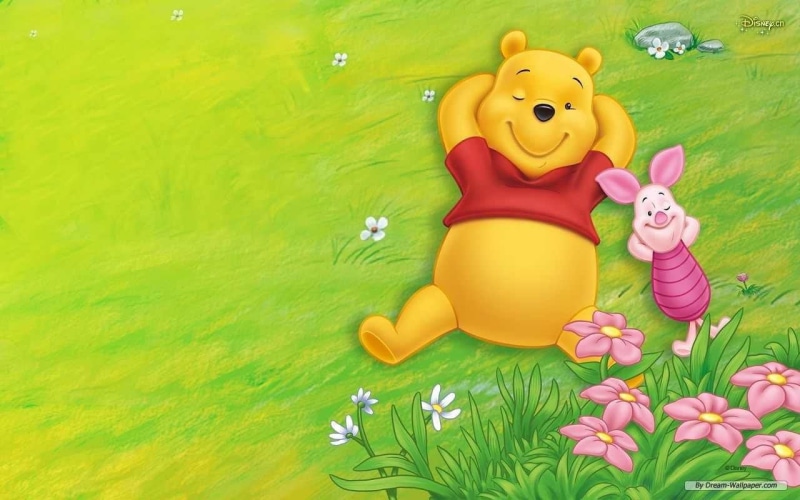 decoration, pooh, green color, illustration, close-up, leaf, winnie, plant, nature, TV Show, human representation, multi colored, toy, yellow, 720P, piglet
