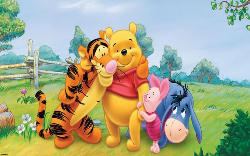 winnie, mobile, laptop, phones, hd, tigger, tablet, eeyore, piglet, 4K, pooh