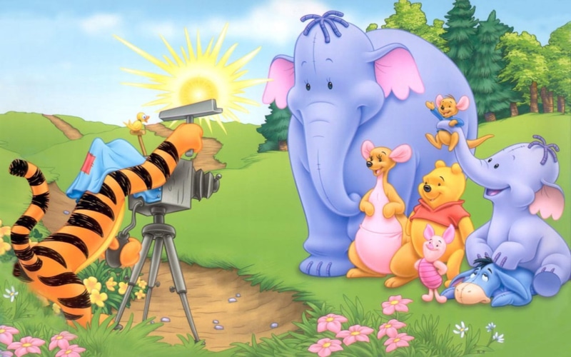 pooh, heffalumps, eeyore, shooting, disney, hd, roo, 1080P, kanga, piglet, winnie, tigger