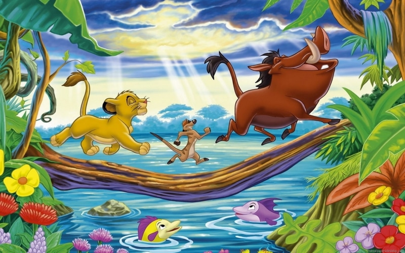 1080P, hd, simba, timon, pumba, phones, desktop, mobile, king, pc, lion, tablet