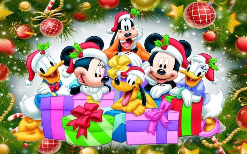 merry, christmas, desktop, hd, mickey, mobile, friends, tablet, pc, 1080P