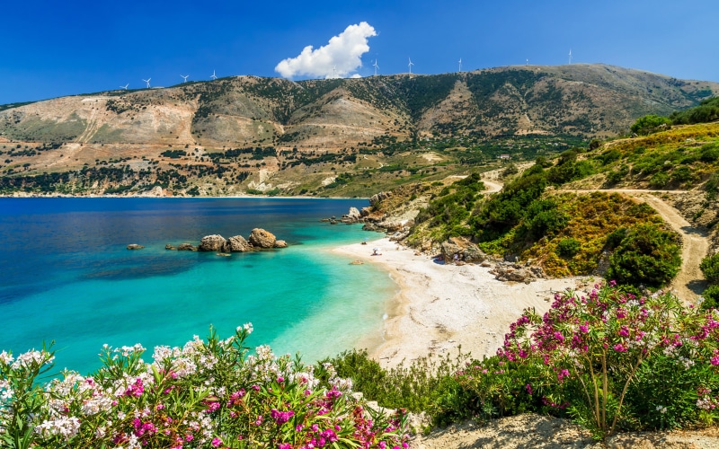 greece, outdoors, tranquil scene, sea, day, phones, sky, scenics - nature, water, beach, no people, vouti, land, beauty in nature, nature, 4K