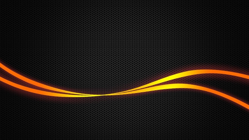 pattern, line, graphic, wavy, honeycomb, art, 1080P, hexagon, wave, waves, 1920x1080, abstract, orange