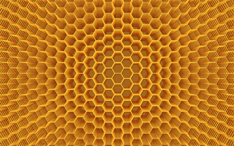 1080P, structure, honeycomb, abstract