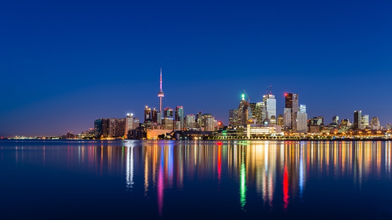 toronto, 4K, phone, night, skyline, desktop, images, android,