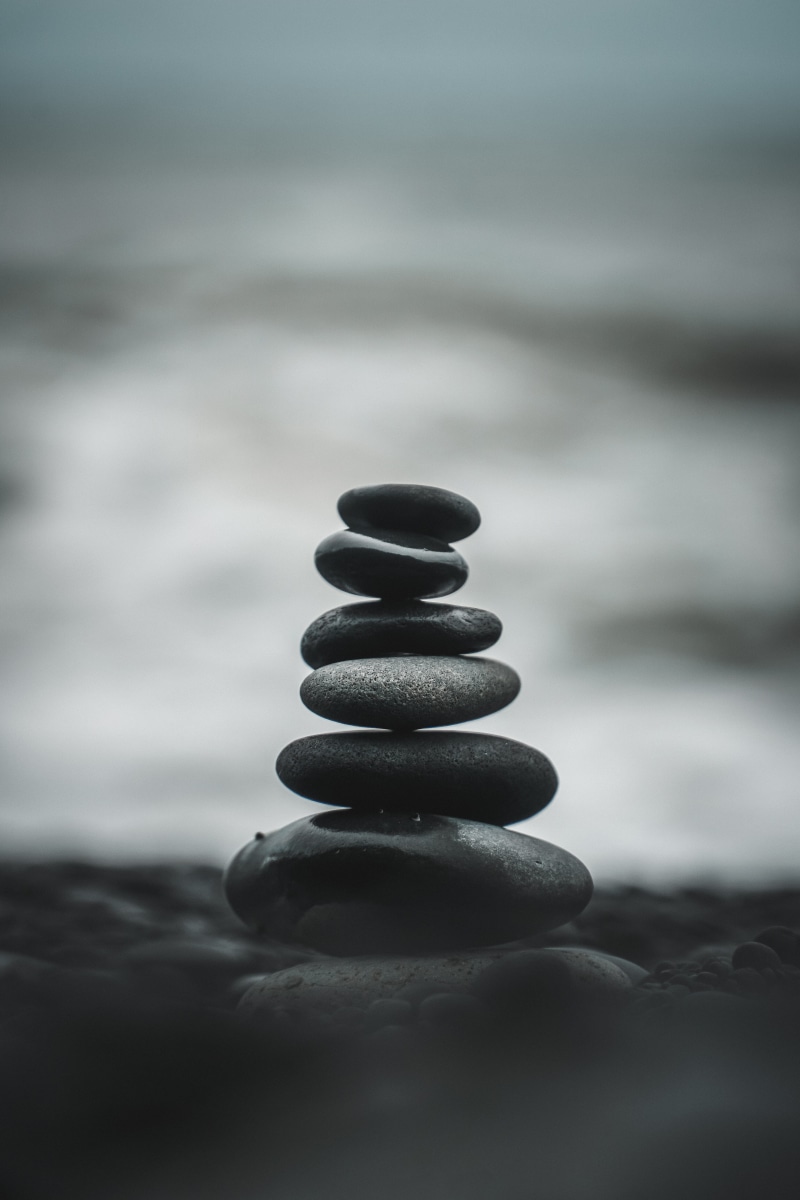 stone, buddhism, wellbeing, black, close-up, pebble, simplicity, zen-like, sea, rock, group of Objects, pattern, meditating, selective, harmony, relaxation