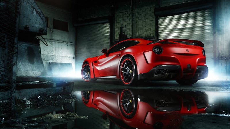 ferrari 458, ferrari, car, vehicle, supercar, red car, luxury vehicle, sports car, 4K