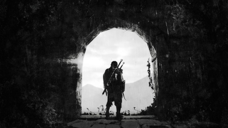 adult, men, rear view, full length, sky, wall - building feature, lifestyles, outdoors, arch, nature, architecture, leisure activity, Talion