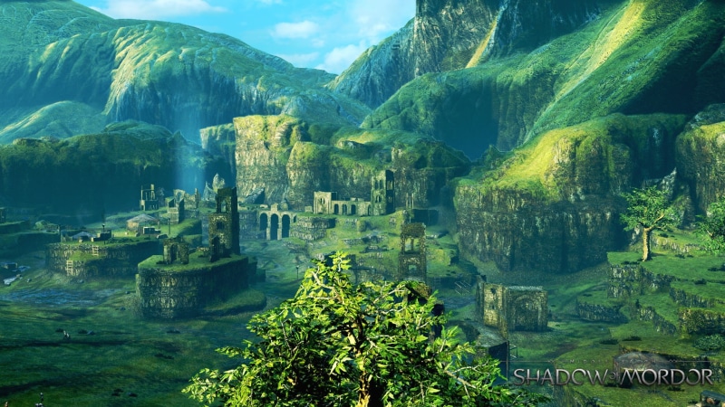 mordor, Middle-earth: Shadow of Mordor, formation, 1080P, the past, solid, game, no people, archaeology, nature, ancient, rock formation, ancient civilization