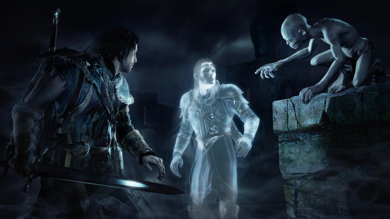 male likeness, women, indoors, adult, standing, art and craft, Middle-earth: Shadow of Mordor, architecture, sculpture, 4K, communication, video games