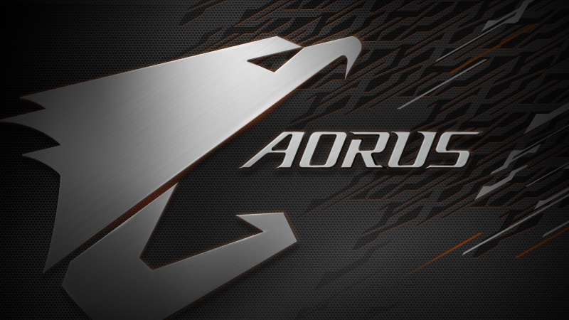 logo, AORUS, eagle, 4K, GIGABYTE