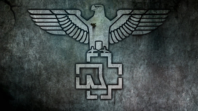 art and craft, no people, Germany, close-up, textured, Rammstein, 720P, grey, indoors, design, spirituality, metal, logo, pattern, religion, eagle, creativity