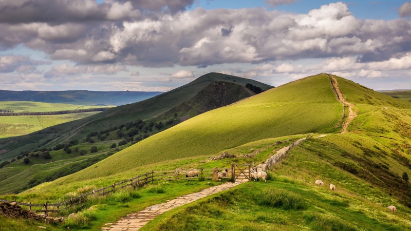 England, tourism, no people, cloud - sky, scenics - nature, sky, tranquil scene, rural scene, animals, photo, path, clouds, non-urban scene, 2K, environment