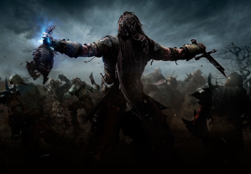 sword, blood, orcs, underwater, sky, emotion, underwater Diving, horror, warrior, 1080P, cloud - sky, religion, dark, Middle-earth: Shadow of Mordor