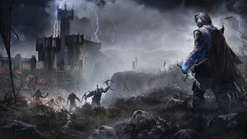 1080P, armor, corpses, the storm, Ranger, magic, warrior, Middle-earth: Shadow of Mordor, Talion, Ghost, Warner Bros. Interactive Entertainment, Monolith Productions