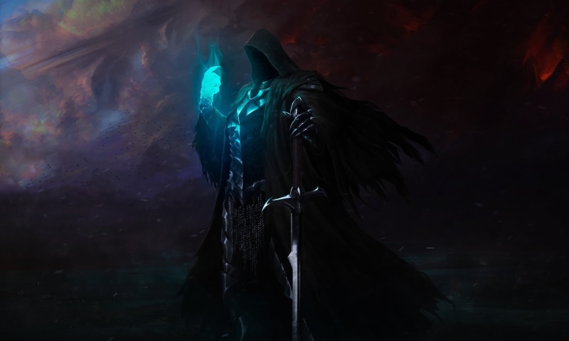 2K, Nazgûl, The Lord of the Rings, dark, fantasy art