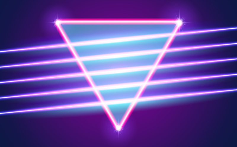 Retrowave, Retro, Synthwave, Electronic, Neon, Synth, Synthpop, 4K, Music, Synth-pop, Synth pop, Sinti, Darkwave, Background, Shine, Triangle