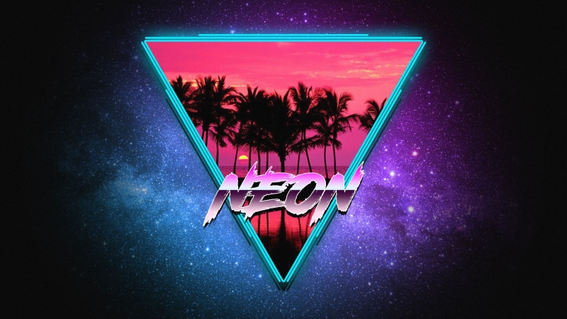 Palm trees, Neon, Synthpop, Darkwave, Synth-pop, 2K, Synth pop, Sinti, Retrowave, Music, Synth, Synthwave, Stars, Triangle, Electronic