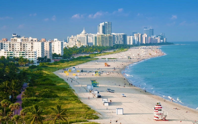 miami, beach, nature, 2K, florida