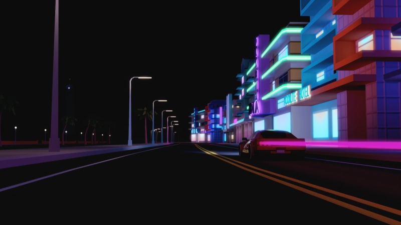 city, CGI, office building exterior, city lights, Grand Theft Auto Vice City, car, Grand Theft Auto, city life, built structure, concrete, architecture
